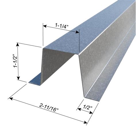 furring channel sizes inches